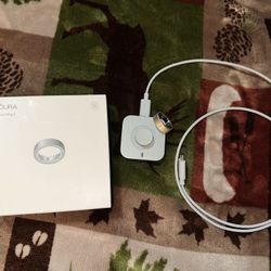 OURA RING Brushed Silver Size 10.  