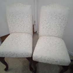 Set 2 beautiful dinner chairs from "Bombay co., inc" 
