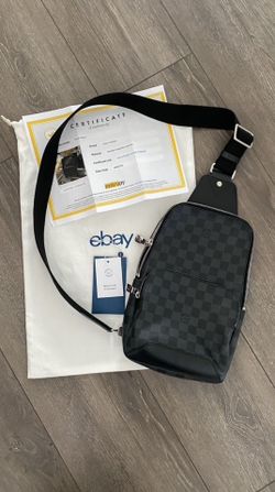 Louis Vuitton Avenue Sling Bag Damier Graphite Canvas