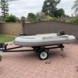 Nautic Rib Boat With Trailer Included & Extras