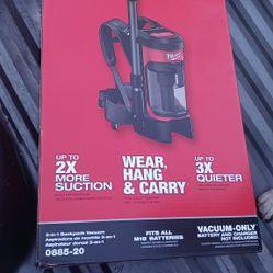 Milwaukee 3 In 1 Backpack Vacuum 
