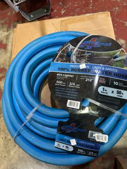 50’ x 1” water hose only asking $150 (financing available)