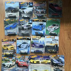 Lot Of In Box Hot wheel Premiums