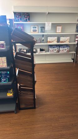 Rustic 4-Tier Wooden Produce Display Rack – $100