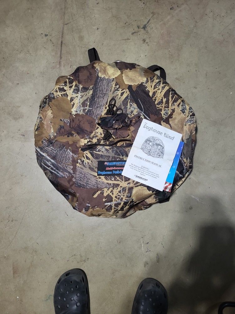 Hunting Blind Ameristep Doghouse Pack In Blind