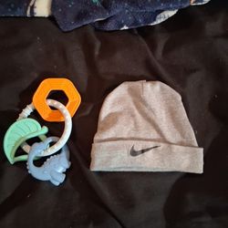 Baby Hat Teether And Plush Toy