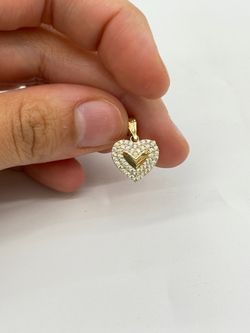 10KT Real Gold Heart Pendant