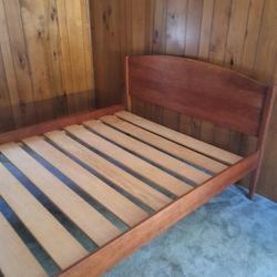 Cherry Wood , Queen Bed frame