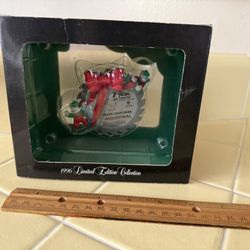 Vintage 1996 Christmas At Sears Craftsman Saw Blade Tree Ornament