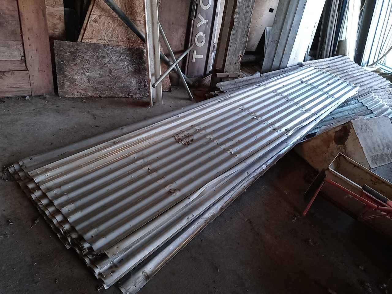 20 foot roofing panels $16 each