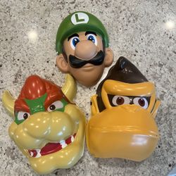 Donkey, Bowser And Luigi Mask
