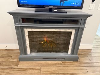 Home Decorators Collection Keighley 52” Freestanding Electric Fireplace TV Stand
