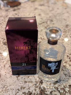 Hibiki 21 year old 750ml  bottle - Suntory