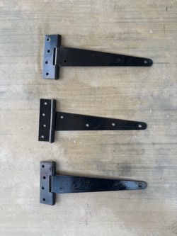 Large gate hinges