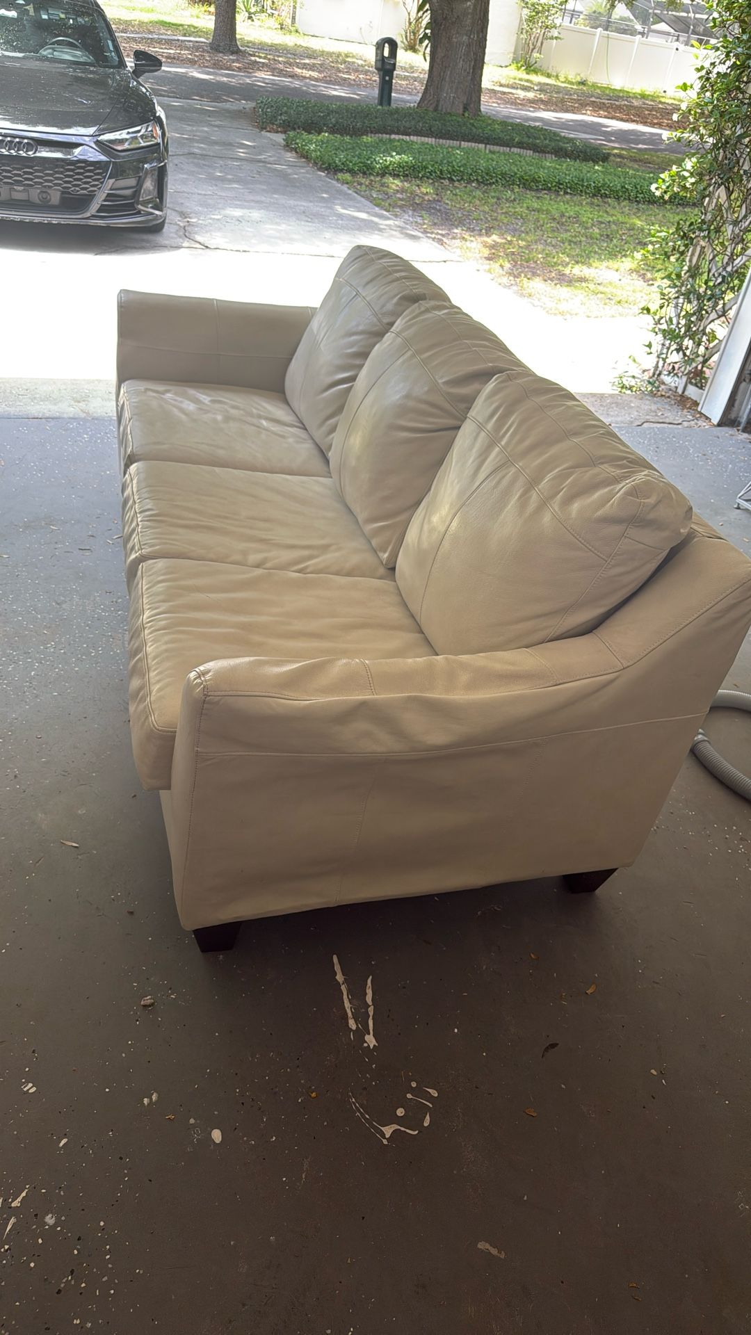 Leather Sleeper Sofa