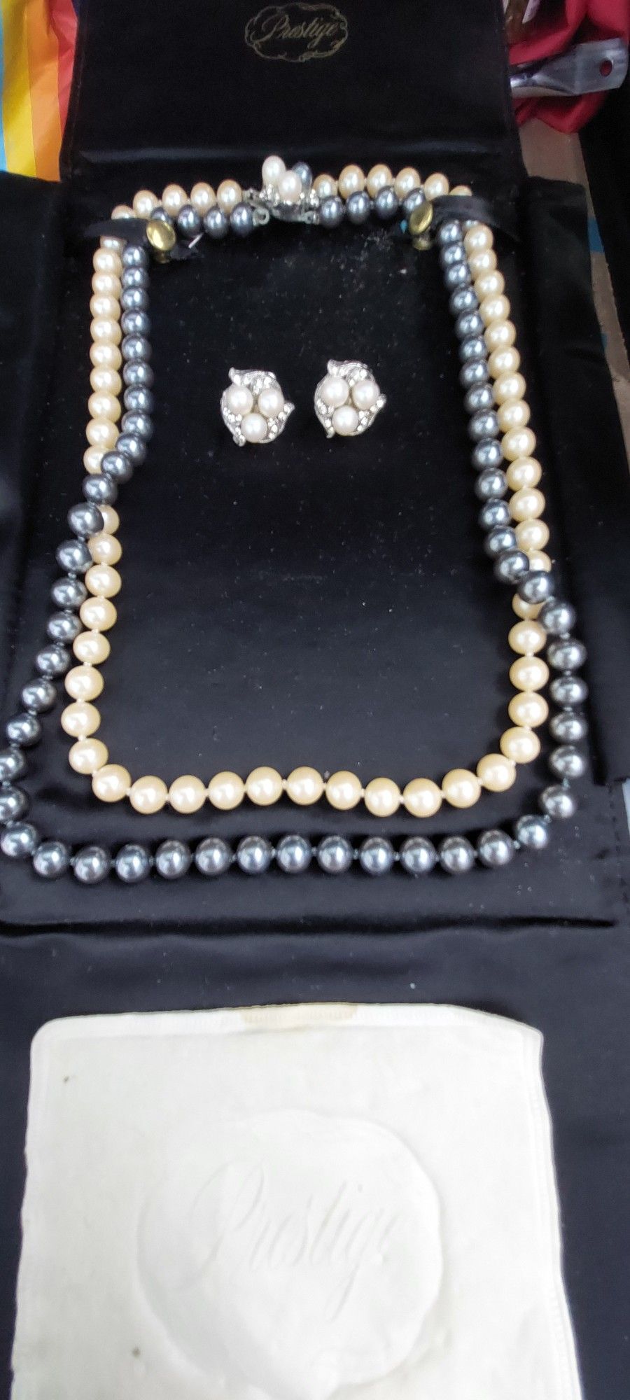 Prestige Pearl Necklace And Earring Set