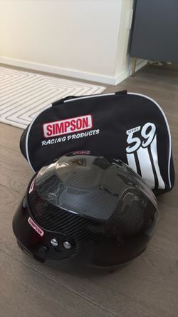 Racing helmet carbon fiber Simpson