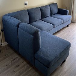 Blue Sectional 