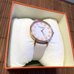 Kate Spade abalone and rose gold watch