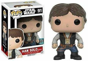 Funko Pop! Star Wars Han Solo Ceremony Galactic Convention Exclusive Bobble-Head  #91