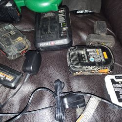 Power Tool Batteries And Charger
