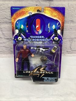 Lost in Space Danger, Will Robinson! Sabotage Action Dr Smith Figure 1997 NIB