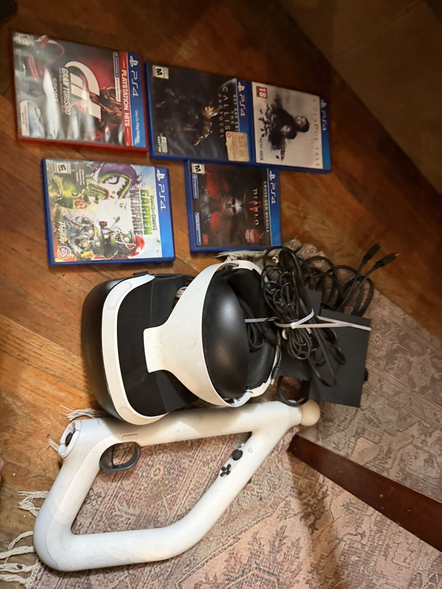 Package deal for PlayStation this units were donated for a fundraiser dog and cats international. I did my research for every single product total wa