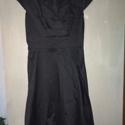 Black Party Dress Pre Owned In Fairly New Condition Size M