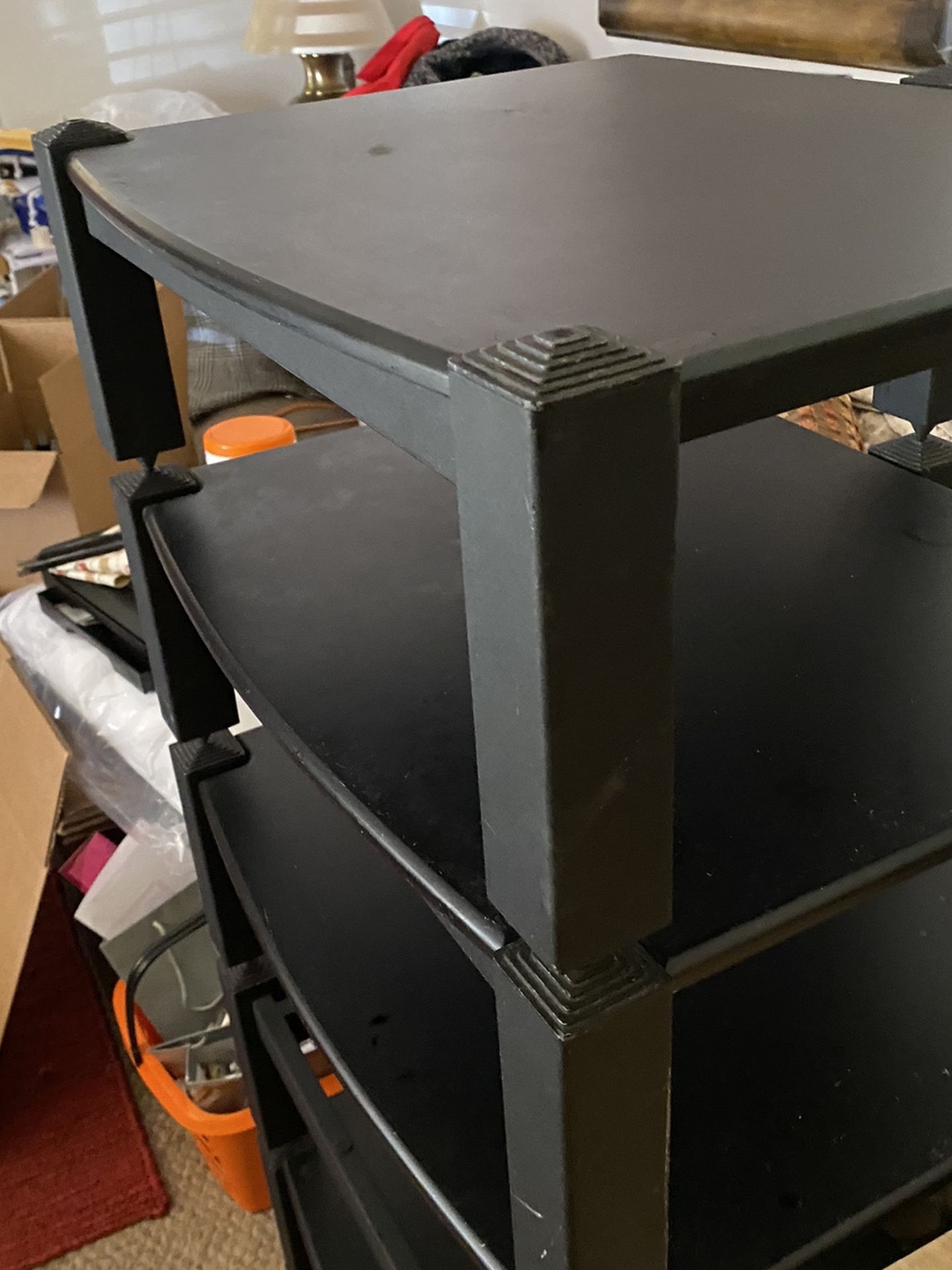 Unique Black Display Shelf, $85