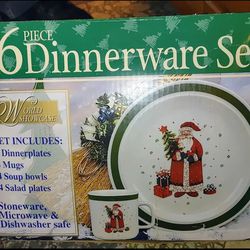 Vintage World Showcase Christmas Dish Set
