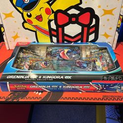 Pokemon Greninja ex & Kingdra ex Box