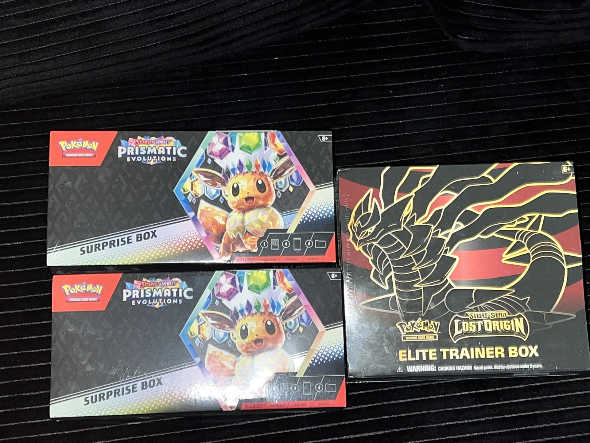 Prismatic Surprise Boxes Lost Origins ETB