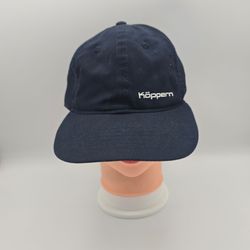 King Cap Koppern Engineering Germany Lightweight Navy Adjustable Strapback Hat