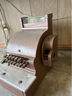 Antique cash register