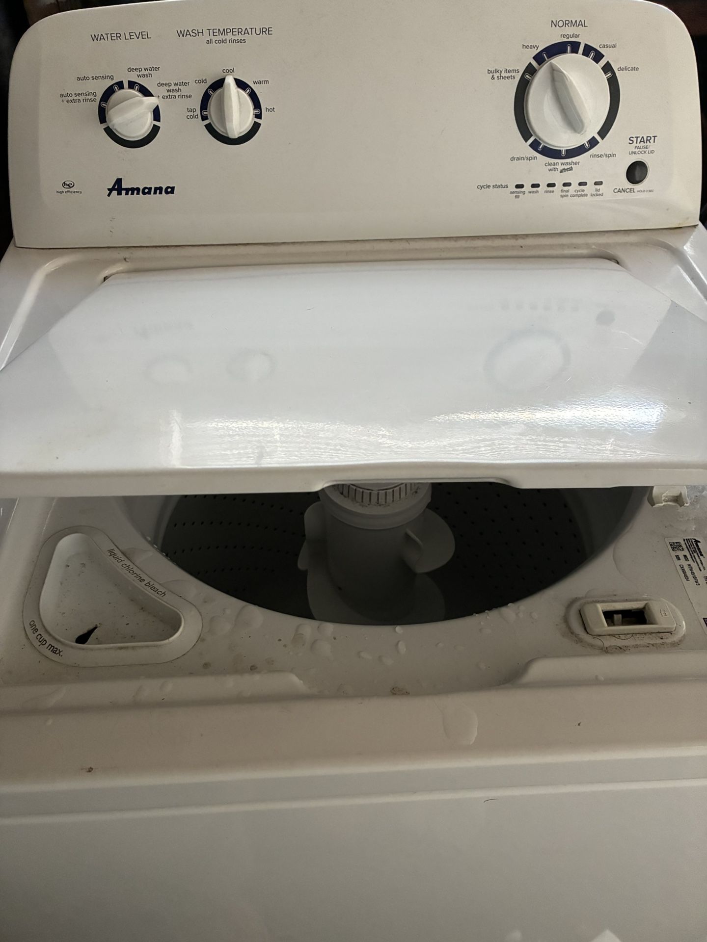 Washer and dryer