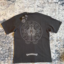 Chrome Hearts Shirt Cross Pendants with embroidered logos