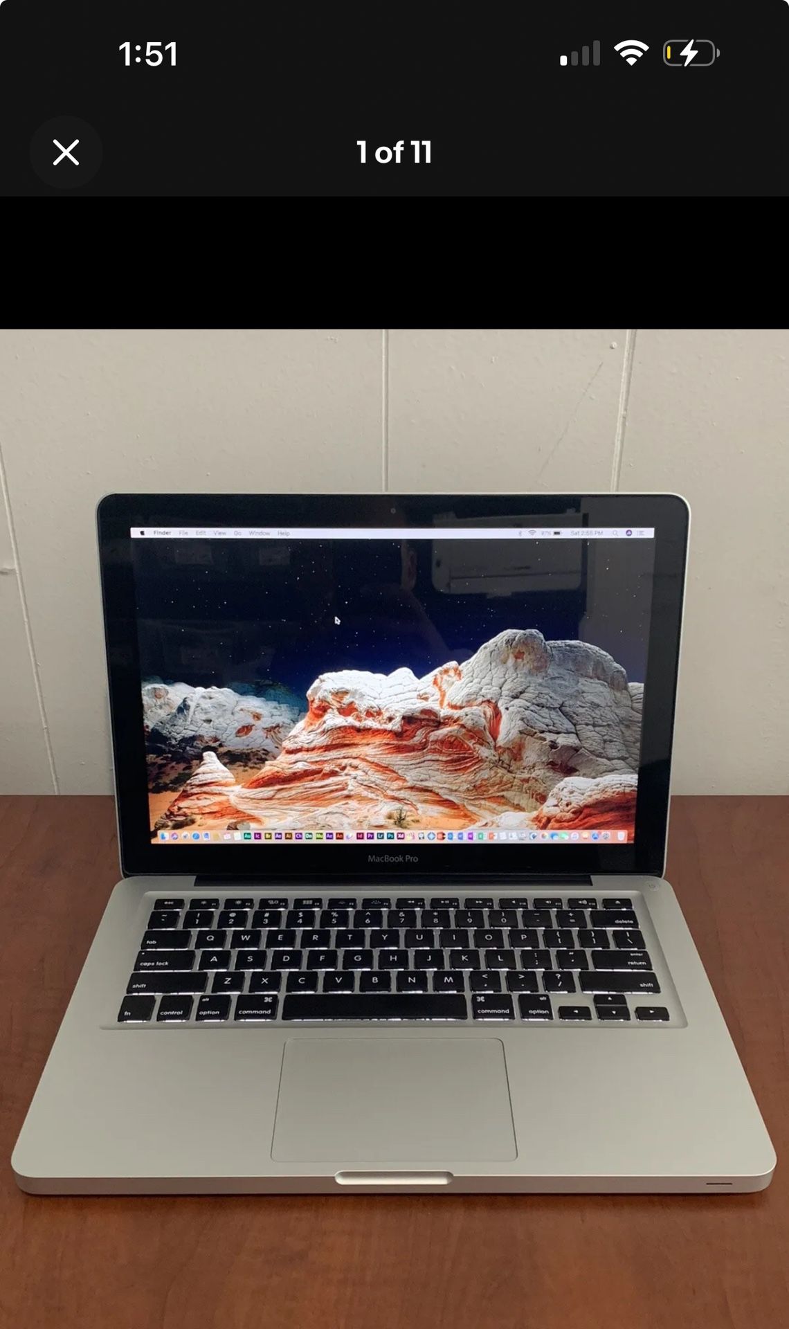 Apple Macbook Pro 13.3” 2.5GHz intel Core i5 16GB RAM 1TB HDD Turbo