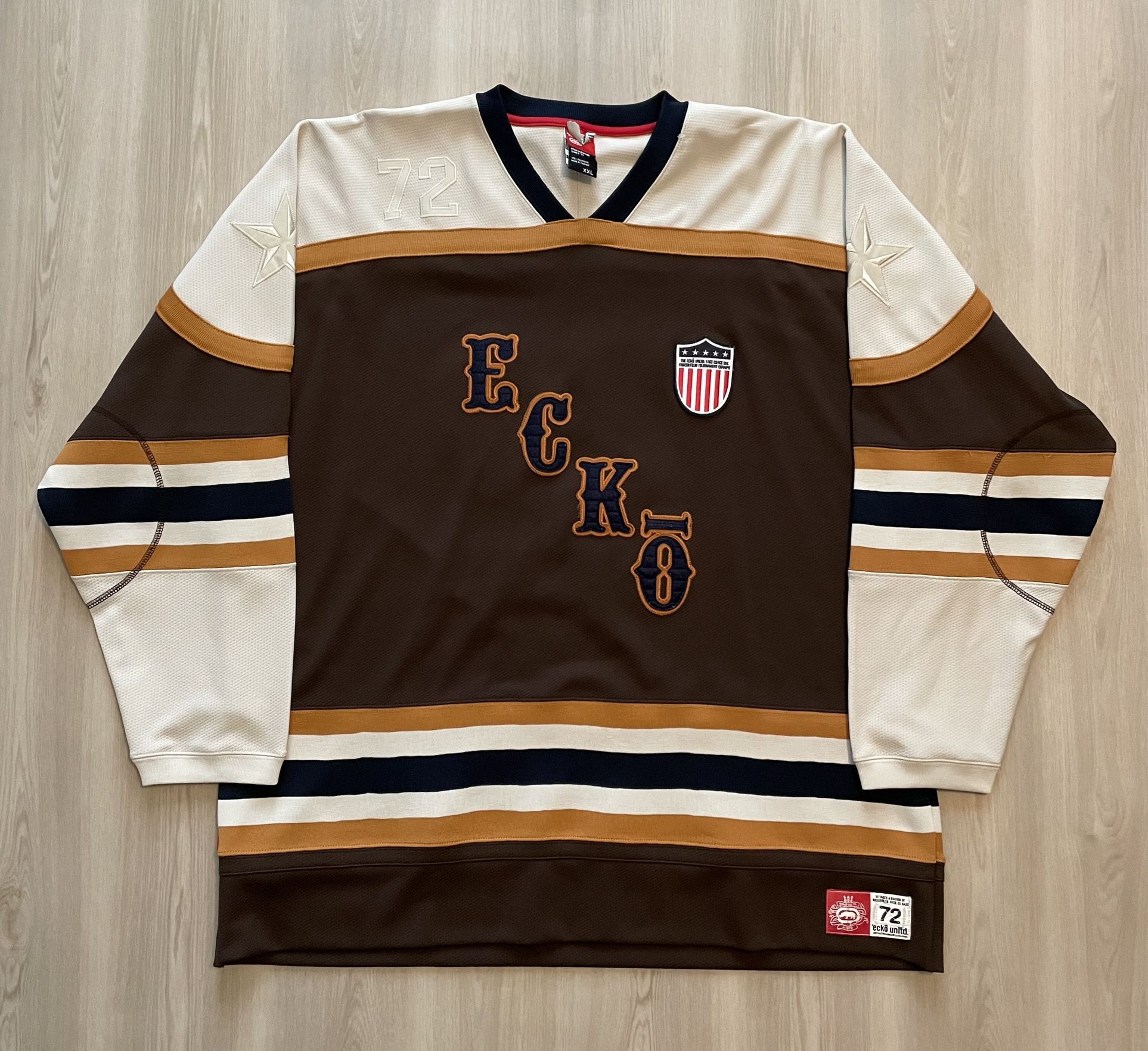 Vintage ECKO Unlimited Seven Deuce Embroidered Hockey Jersey