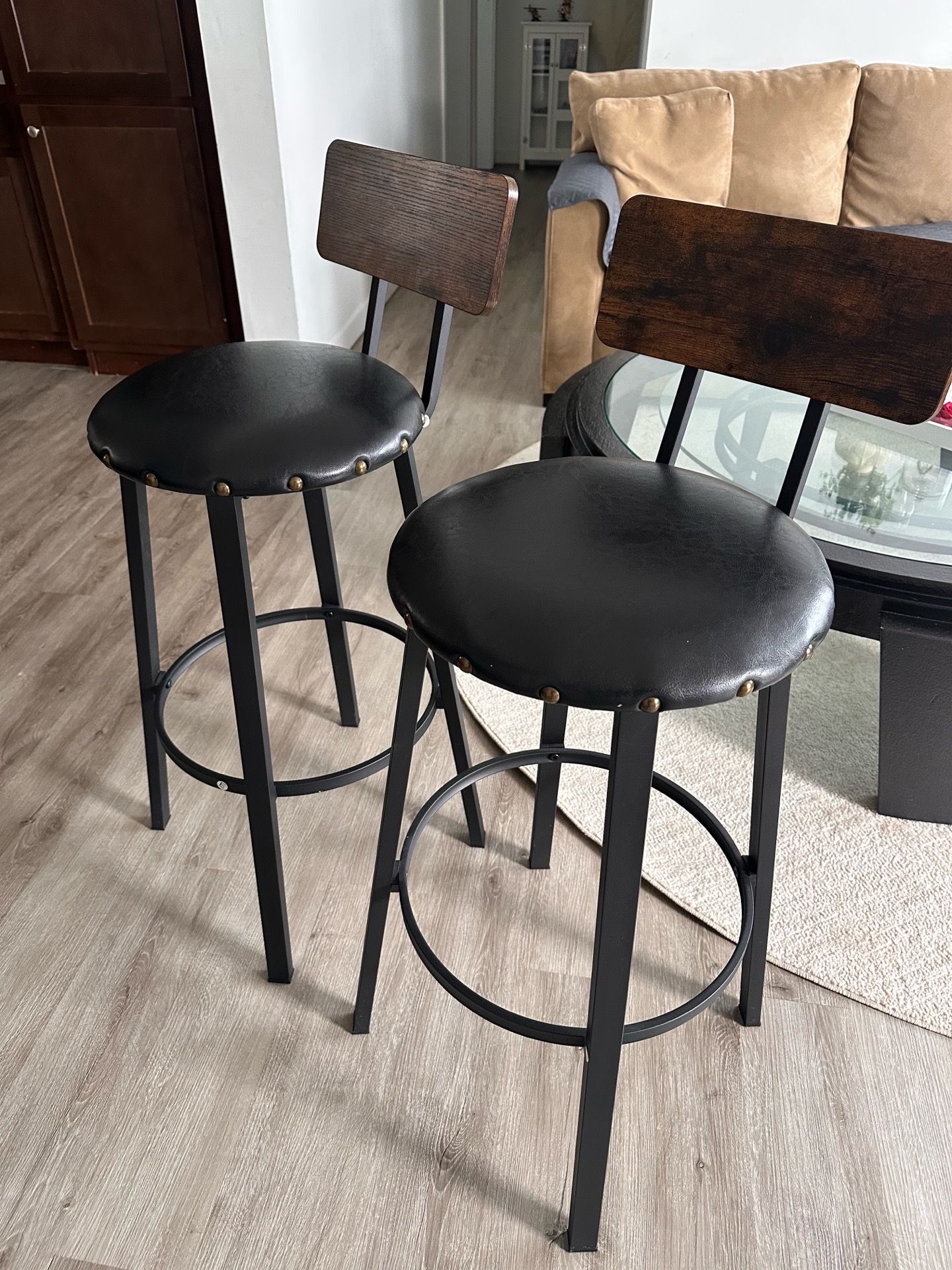 Bar stools set of 2