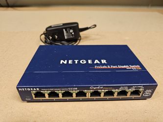 Netgear GS108 ProSafe 8 Port Gigabit Switch