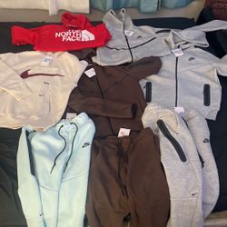 Brand new nike tech and nike hoodies 
