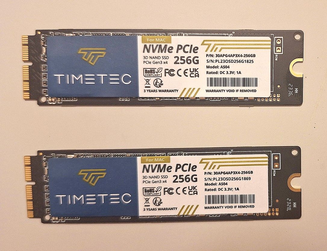 Timetec 256GB MAC SSD NVMe PCIe