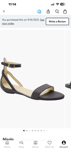 Nisolo Black Ankle Strap Sandal