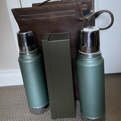 Stanley Aladdin Double Thermos with Carrying Case