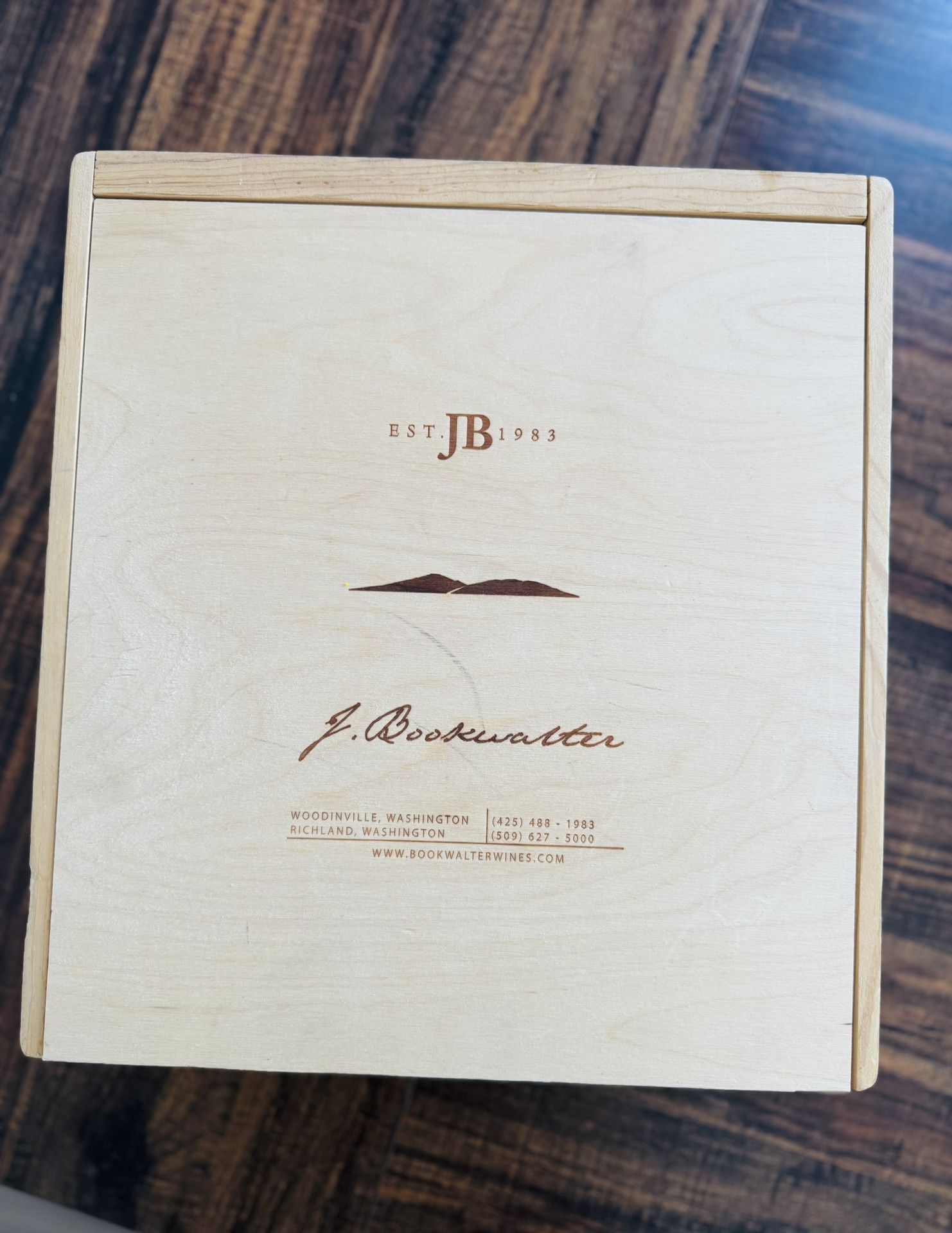 Wood Box For Wine 