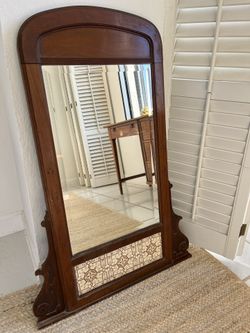 Vintage Wood Mirror For Free