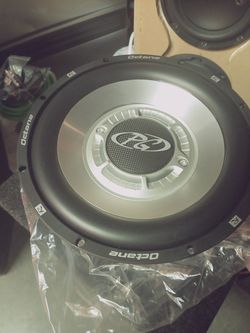 Octane R Phoenix Gold R10d 10-in Woofer 400 Max! PAIR- BRAND NEW! FREE  DELIVERY DEMO PORTLAND VANCOUVER AREA