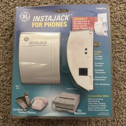 InstaJack for Phones Base & Extension AC Outlet Phone Jack Conversion GE TL96595