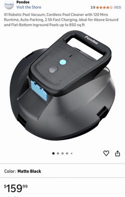 X1 Robotic Pool Vacuum, Cordless Pool Cleaner 