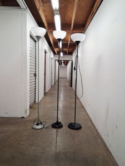 Moving sale Floor lamps $30 for all  pickup 3-8:30 pm rainbow/charleston cash only fcfs